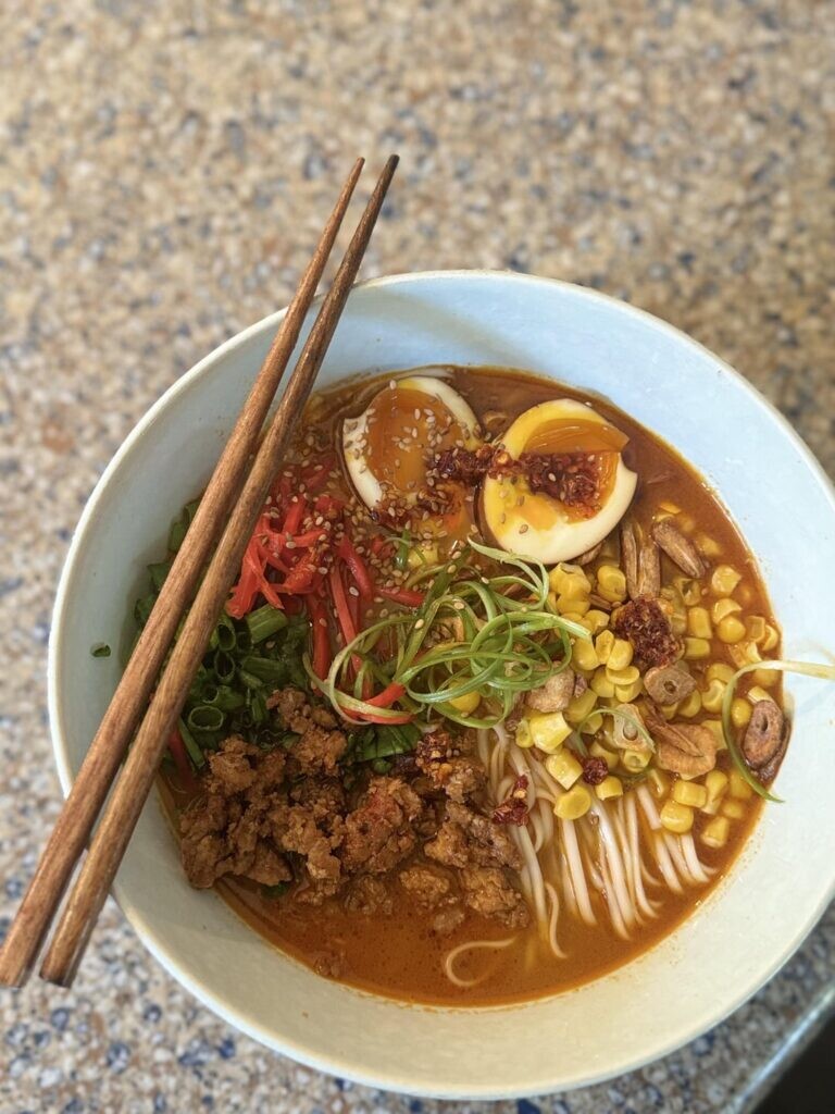 Spicy miso with Dan Dan pork